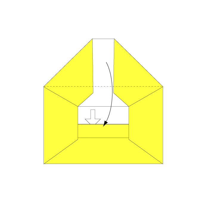 Step 15: Insert the pointed end