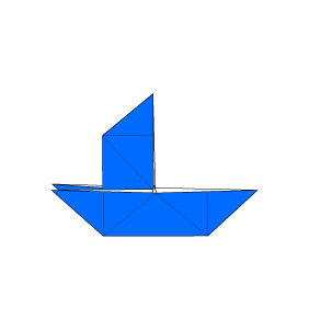 折り紙 だまし船 帆掛け舟 ヨットの折り方 作り方 図解で簡単 折り紙japan