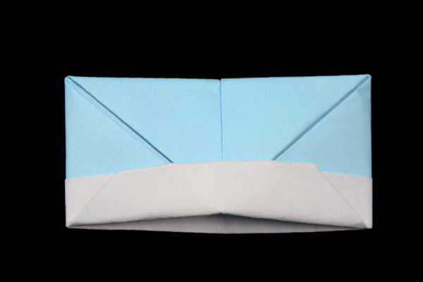 折り紙の帽子 新聞紙で作る簡単な舟形帽の折り方 折り紙japan