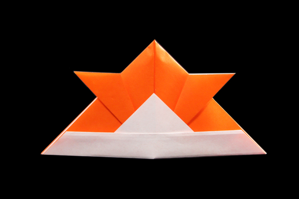 かぶれる帽子の簡単な折り方 水兵さんの帽子 簡単6ステップ 折り紙japan