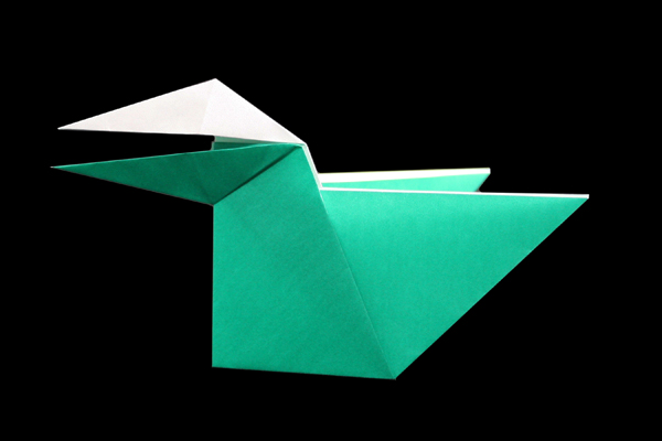 パタパタ 羽が動く鳥 の折り紙 折り方 作り方 鳥シリーズ 折り紙japan