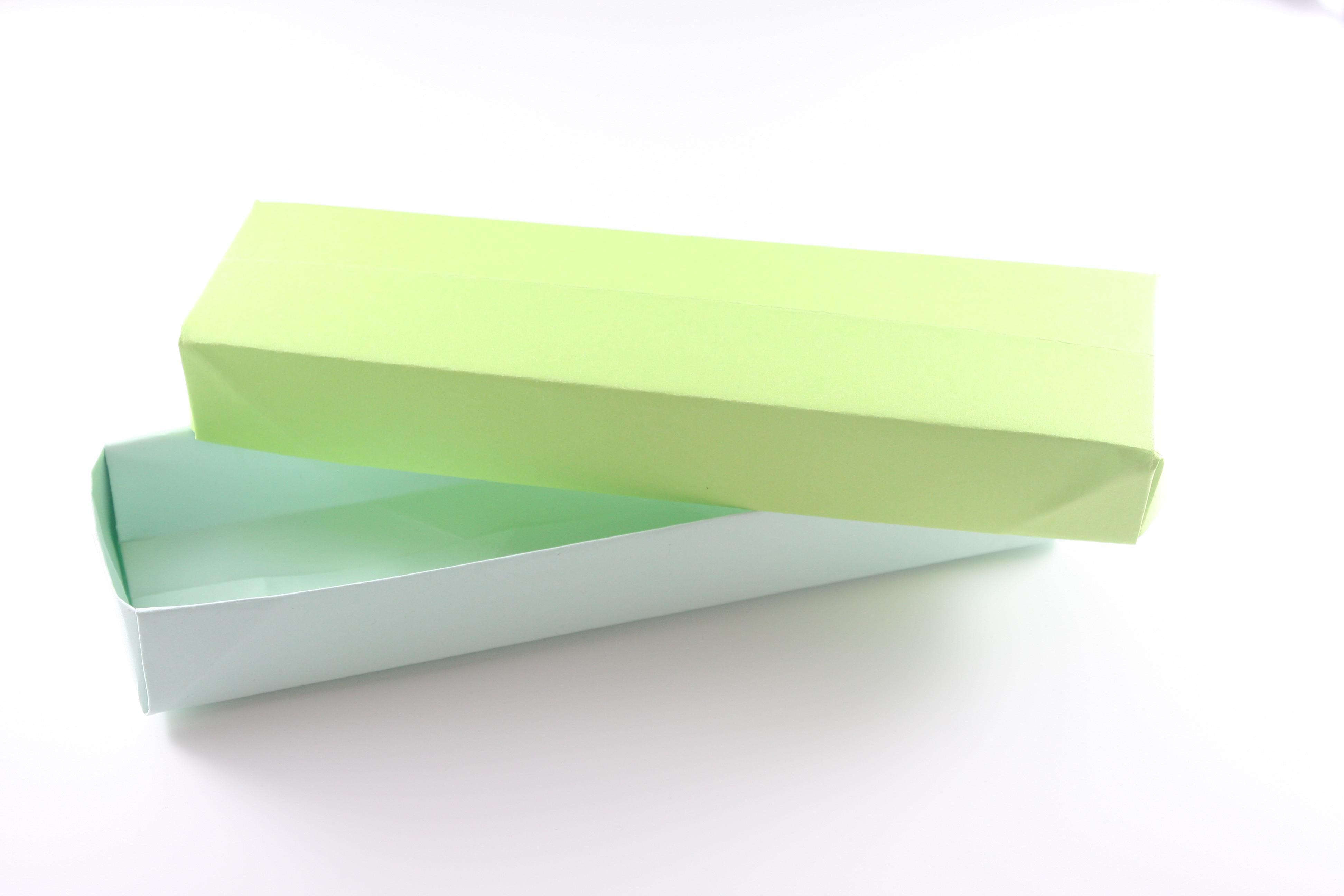 簡単な 折り紙の箱 の作り方 A4用紙 新聞紙 チラシで作れる
