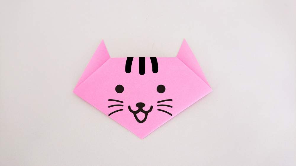 いぬのかお 簡単に作れるかわいい動物折り紙 幼児向け 折り紙japan