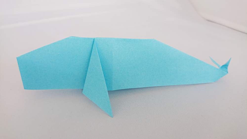 くじらの折り紙 簡単な折り方 作り方 折り紙japan