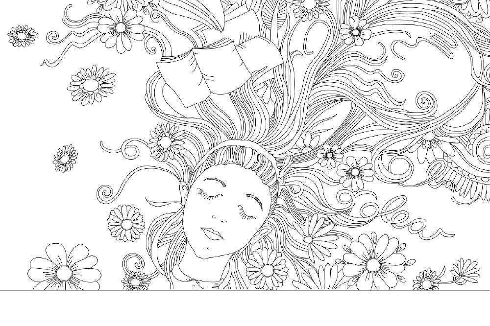 キュートな ふしぎの国のアリス の塗り絵 無料ダウンロード 印刷 折り紙japan