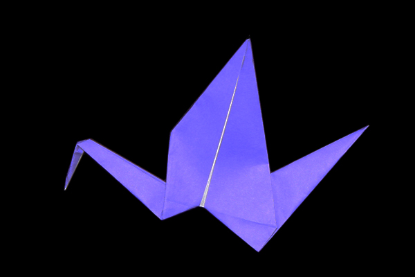 instructions for origami bird