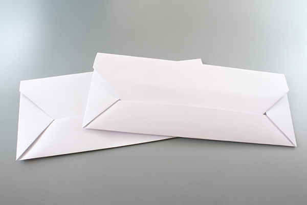 Origami A4 paper Envelope instructions and diagram easy 7 steps.