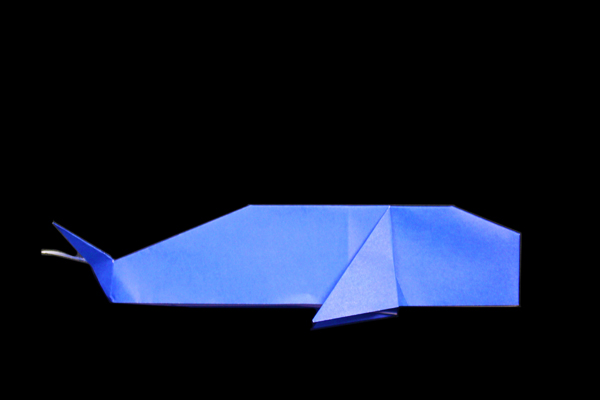 Whale | 100 Easy origami instructions and diagram