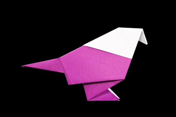 Small Bird | Easy origami instructions and diagram