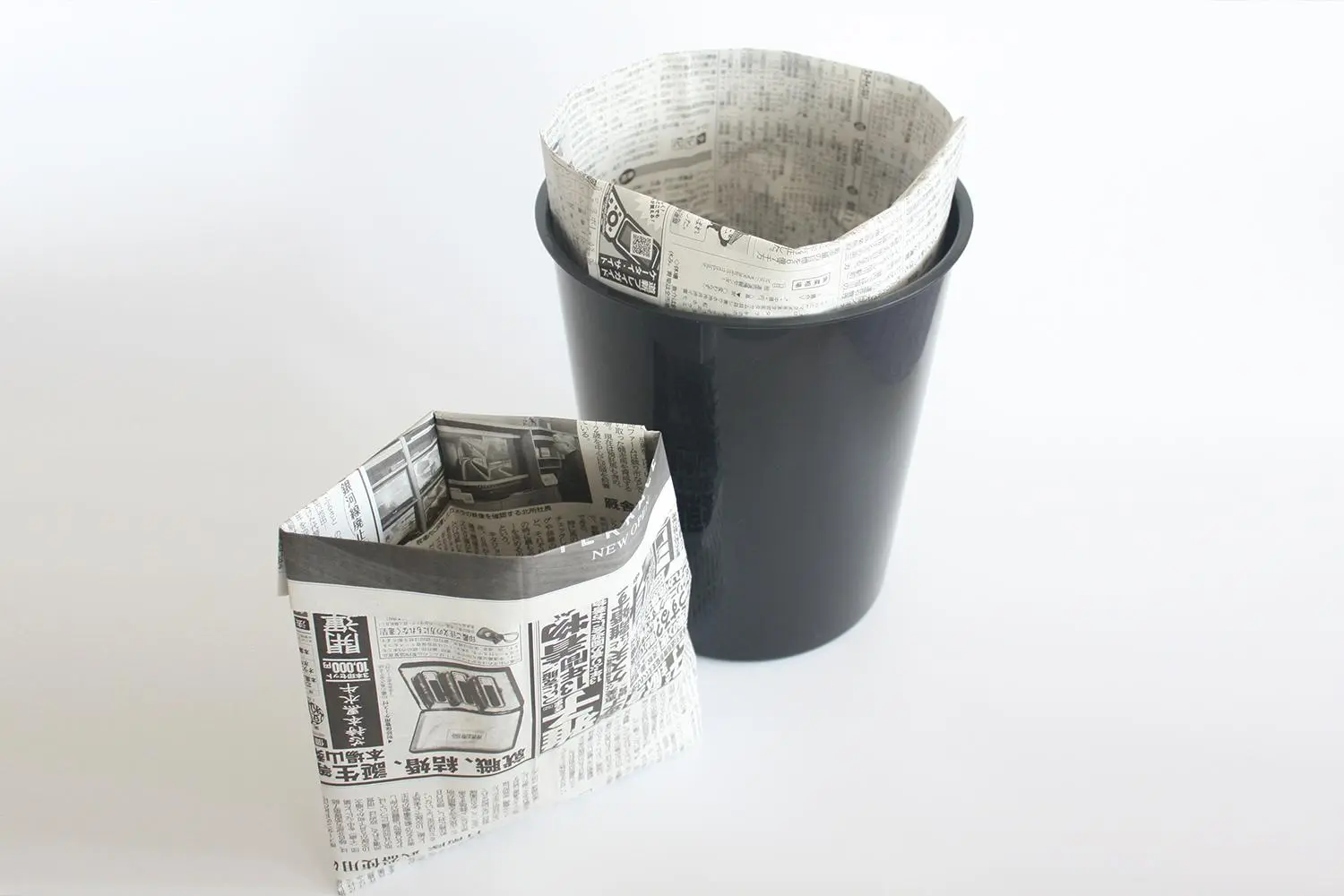 DIY Paper Trash Bag / Garbage Bag - Easy & Useful Origami Craft