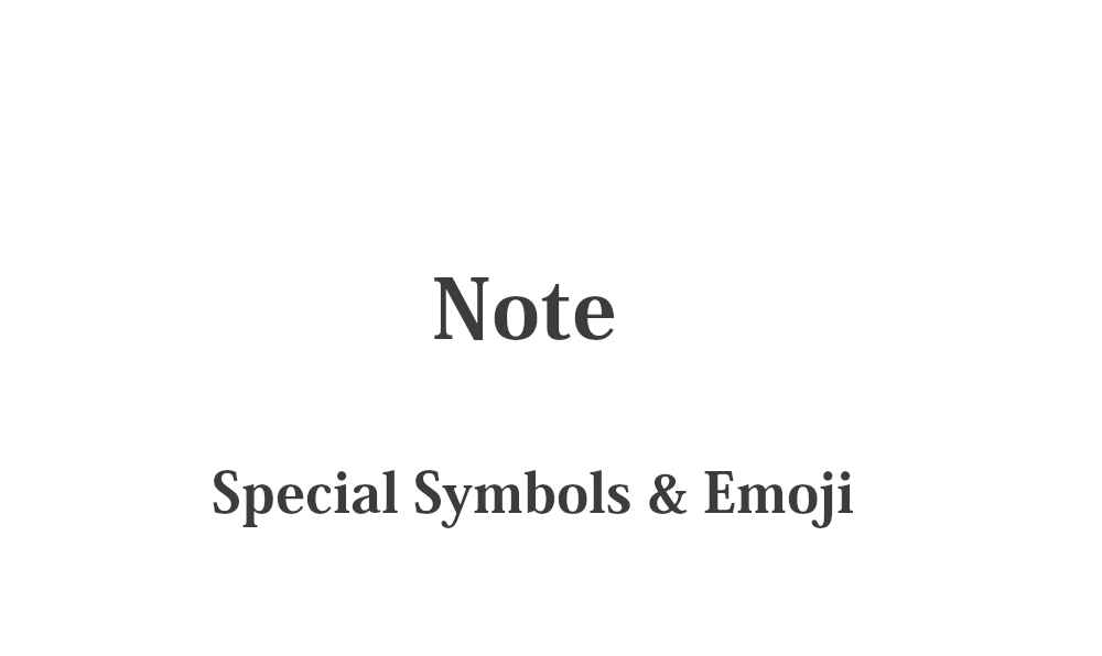 ♬ Musical Note - Cute Special Symbols & Emoji – Quick Copy