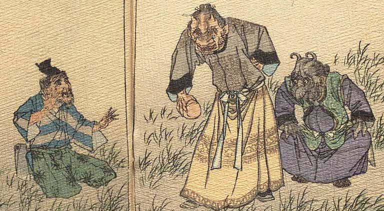 The Hunch-Removing Old Man:A Captivating Japanese Folktale of Joy and Envy - こぶとり爺さん