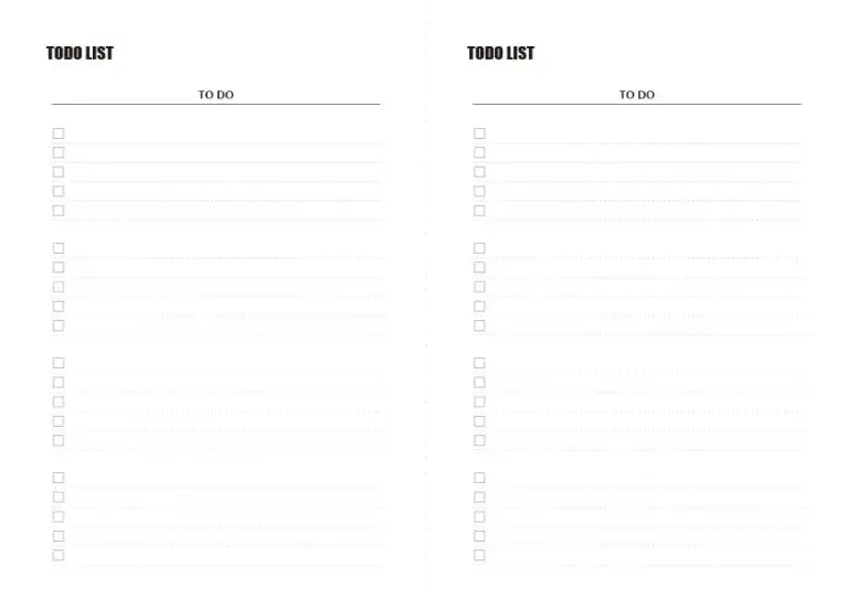Simple To-Do List Template - 4